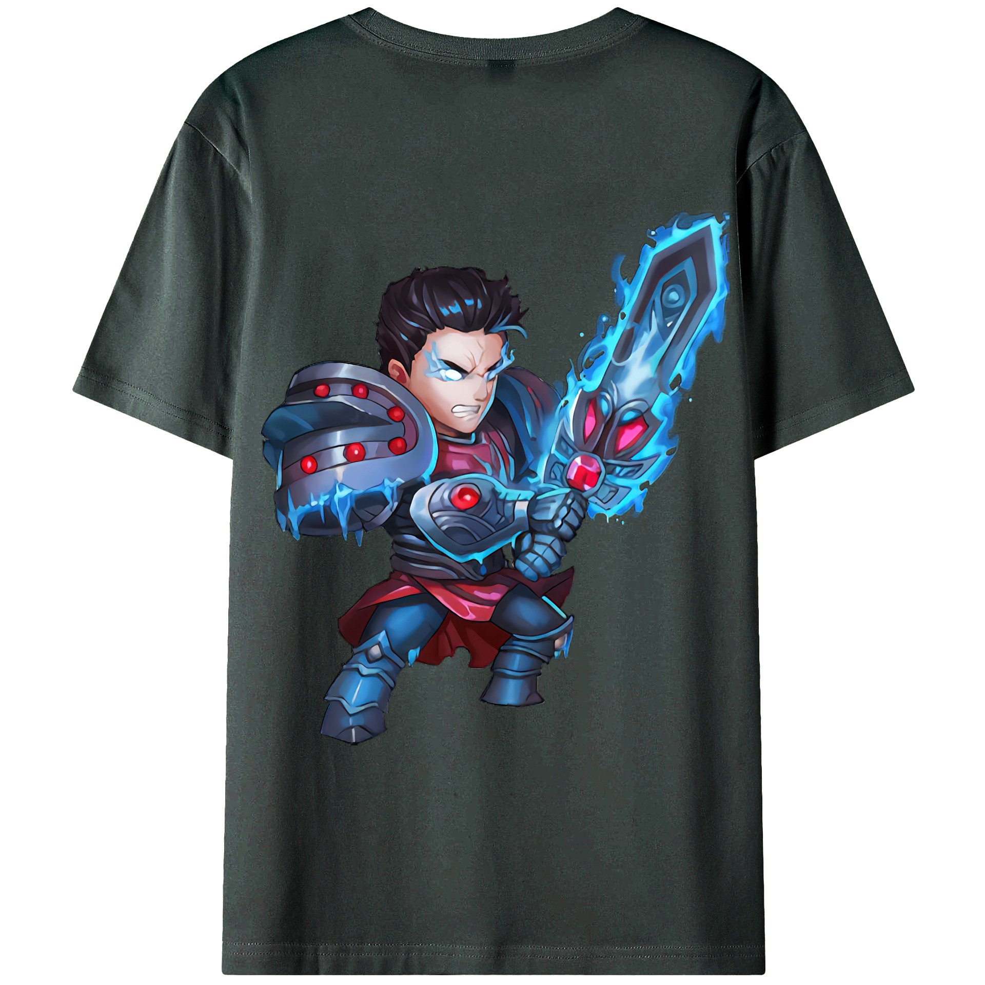 （画像用） リーグ・オブ・レジェンド League of Legends LOL 綿100％ メンズ半袖Tシャツ（バックプリント） 通気性